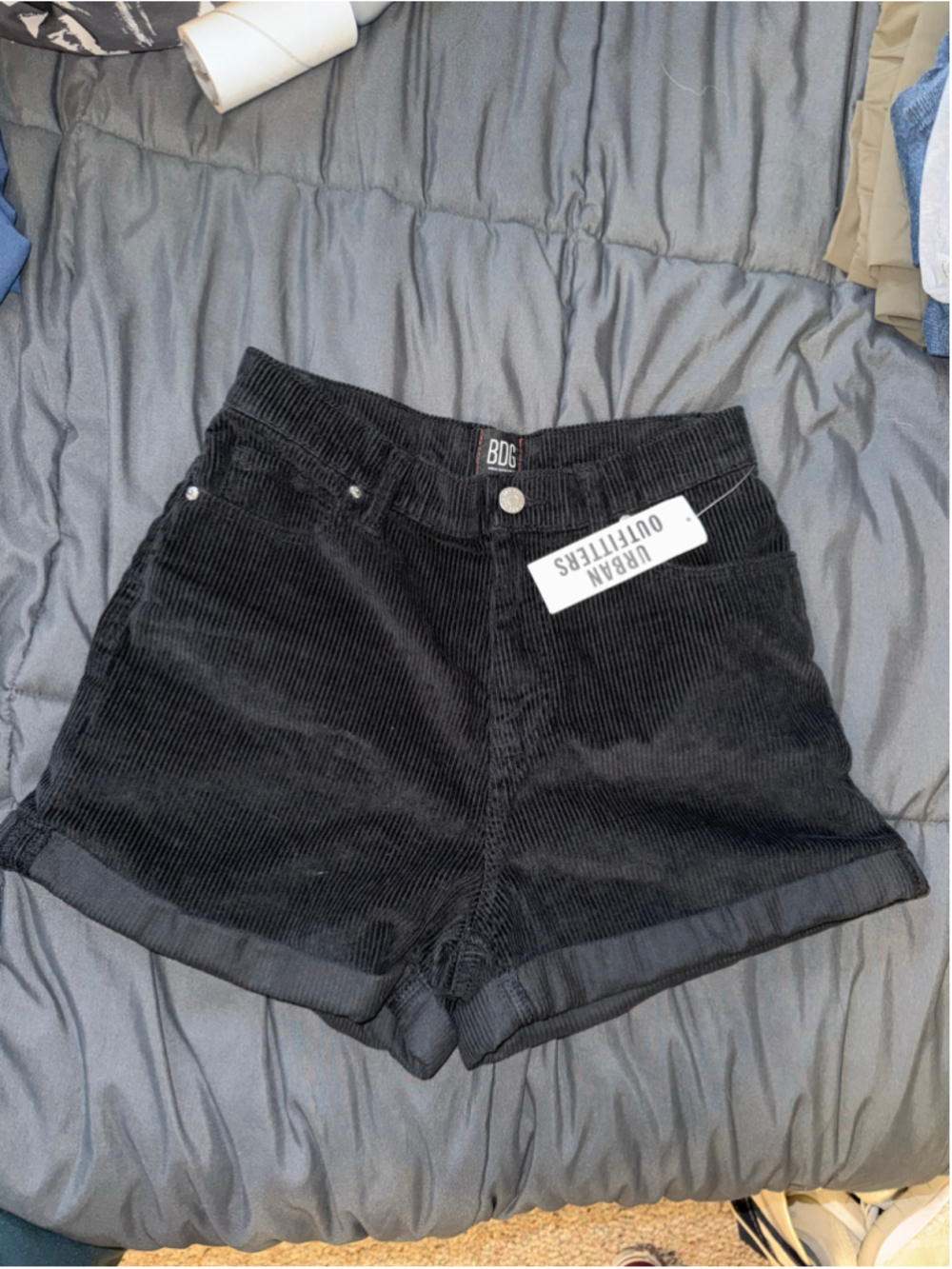 Women's BDG Urban Outfitters Black Corduroy Shorts Size 26